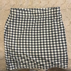SHIEN mini pencil skirt. Checker printed. Form fitting